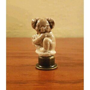 Koala Bear Lamp Finial Shade Topper Ceramic Wade England Vintage Farmhouse